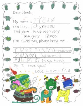 The Kincardine Record | Letters to Santa from Kindergarten